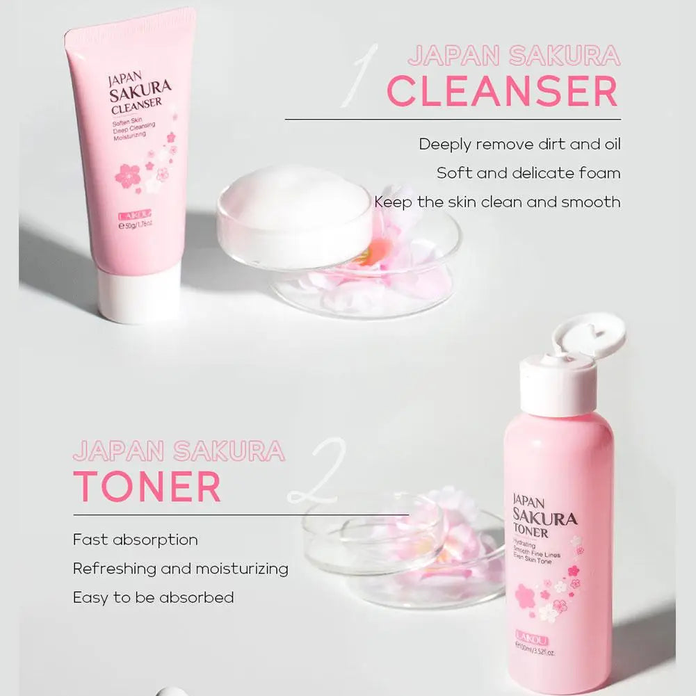 Sakura Skin Care Sets Face Cream - Glowify Essentials